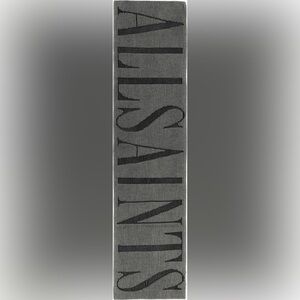 all saints logo scarf